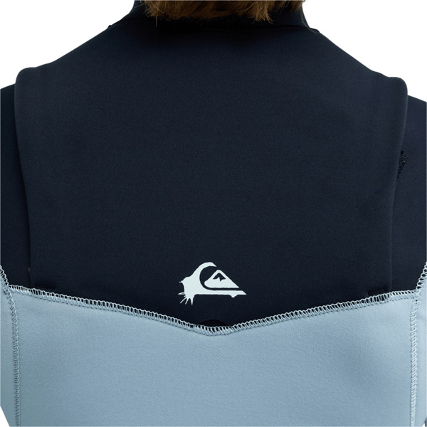 2026 Quiksilver Junior Young Guns 4/3mm Brustrei&szlig;verschluss Neoprenanzug EQBW103130 - Quarry